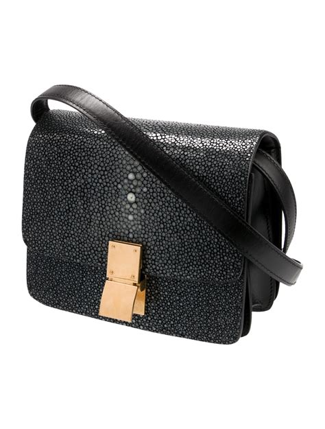 celine stingray box bag|Celine Black Stingray Mini Box Bag .